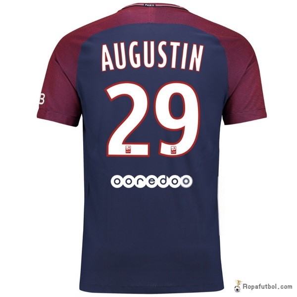 Camiseta Paris Saint Germain Replica Primera Ropa Augustin 2017/18